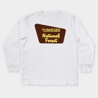 Tuskegee National Forest Kids Long Sleeve T-Shirt